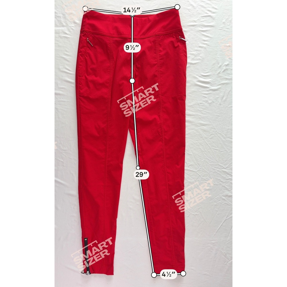 Anatomie Winter Allie Pant M Ankle Zip Travel‎ Trouser Lightweight Slim Fitted - Picture 8 of 9